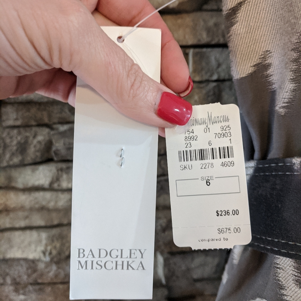 Badgley Mischka Dress size 6  NWT - Picture 6 of 8